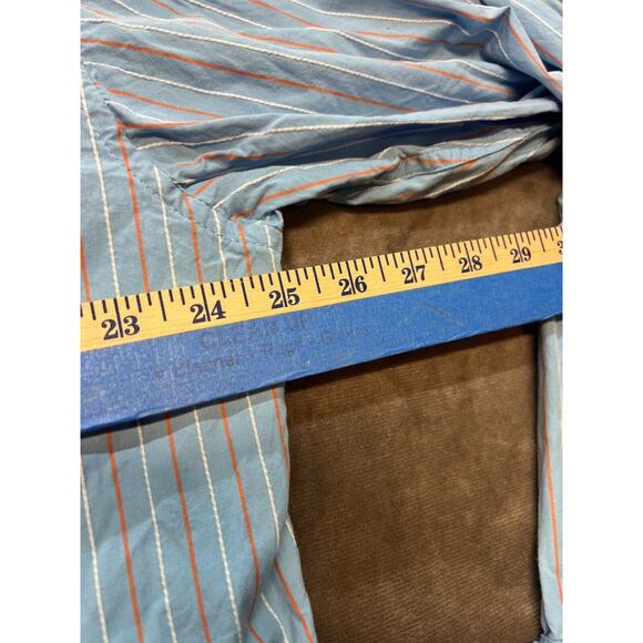 Makaveli Branded Button‎ Up Shirt Men's 2xl Striped Tupac Rose Concrete - Picture 5 of 6